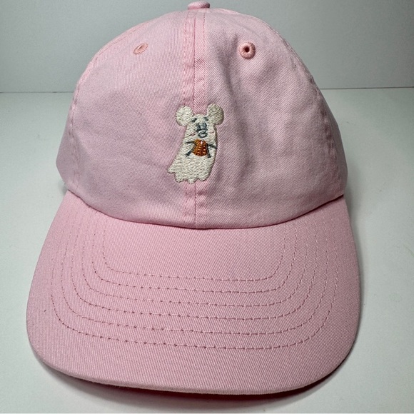 Disney Accessories - NWT. Disney Parks Halloween Mickey Mouse Cutie Ghost Pink Baseball Cap Hat